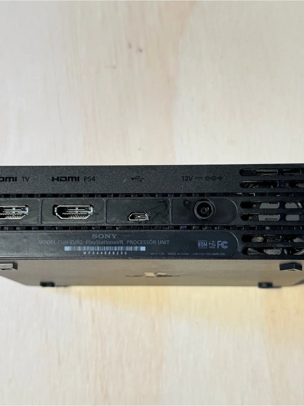 Sony PlayStation PS4 CUH-ZVR2 VR UNTESTED Headset Processor Unit ONLY No Cords!